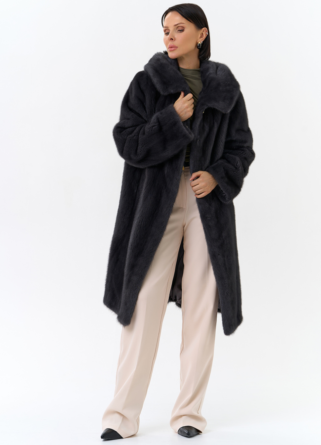 Шуба норка модель № 26125 универмаг малина