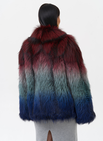 Куртка из чернобурой лисы 