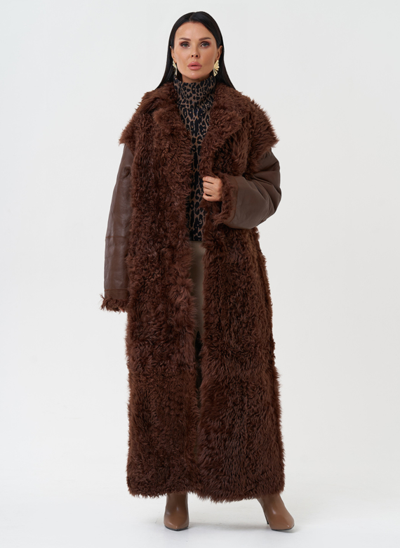 Двухсторонняя натуральная дубленка