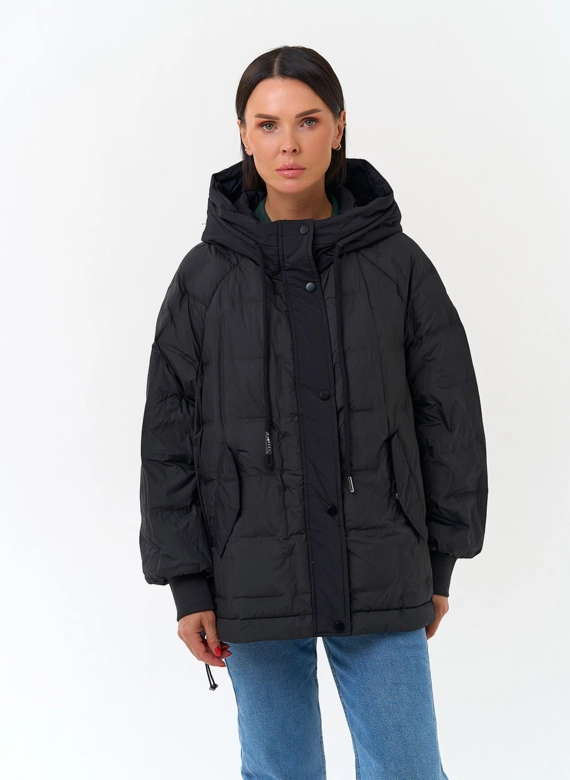Женская куртка с капюшоном фото