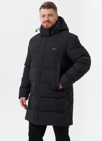 Мужской пуховик с капюшоном 
